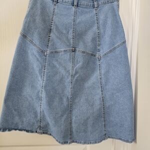 Jessica Simpson Light Blue A-Line Skirt